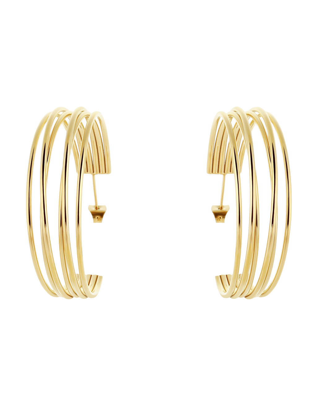 Muse Hoop (L) Earrings - Gold