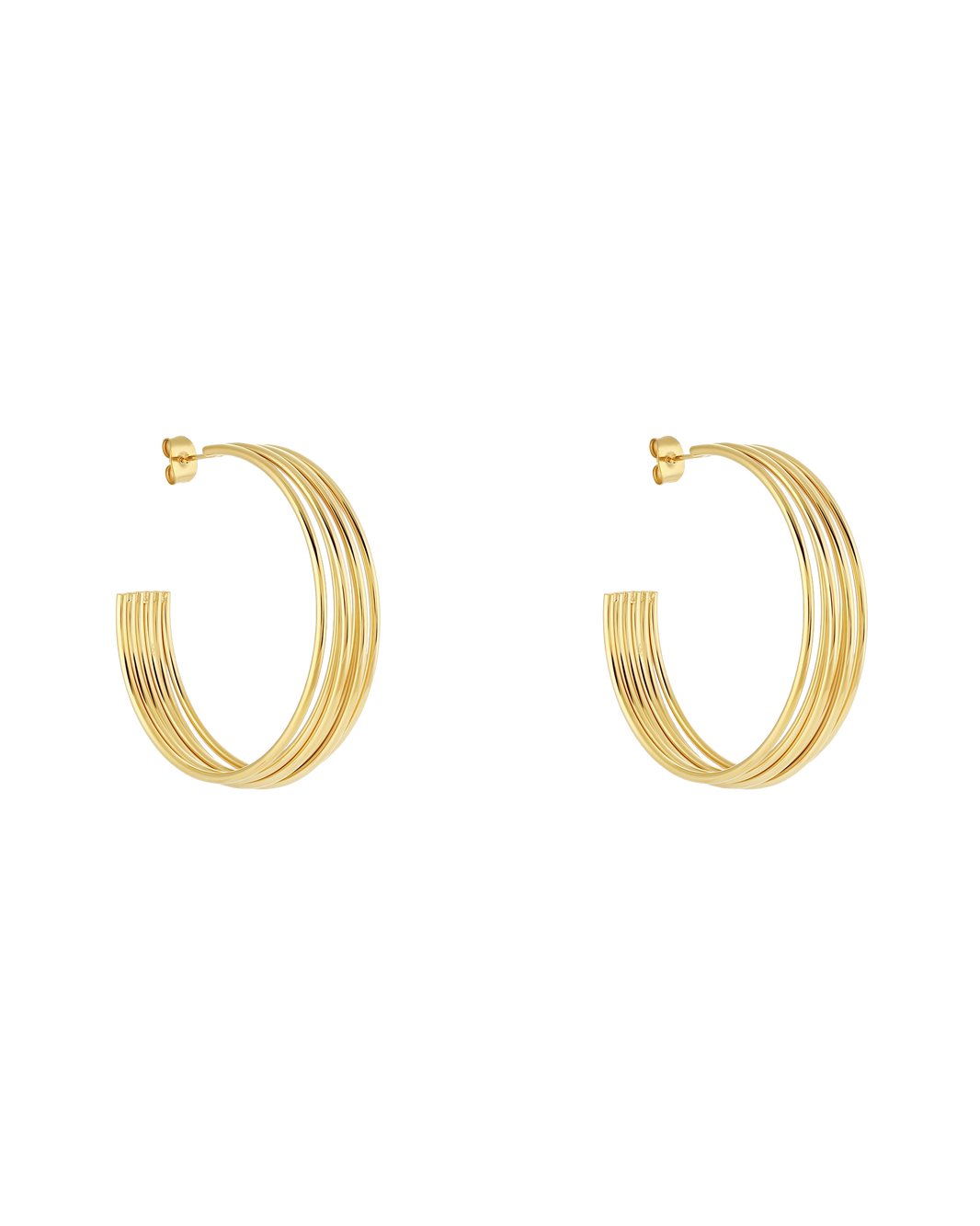 Muse Hoop (L) Earrings - Gold
