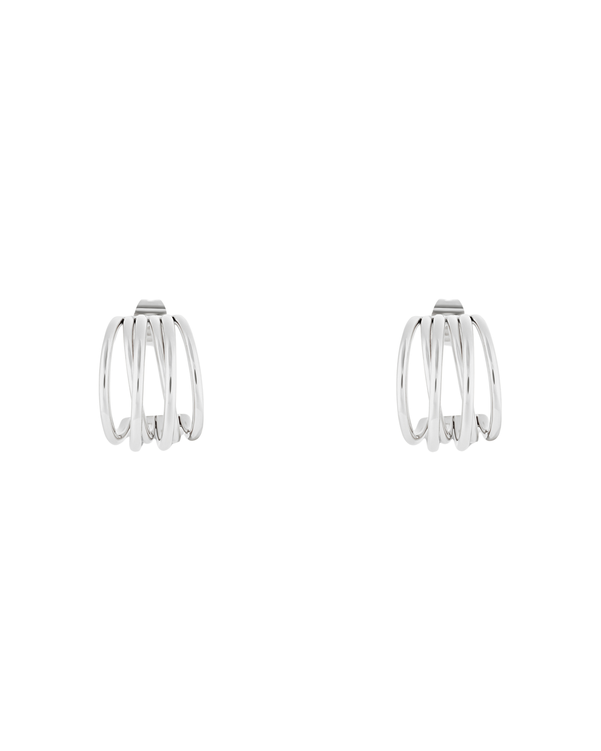 Muse Hoop (S) - Silver Earrings - Image 1