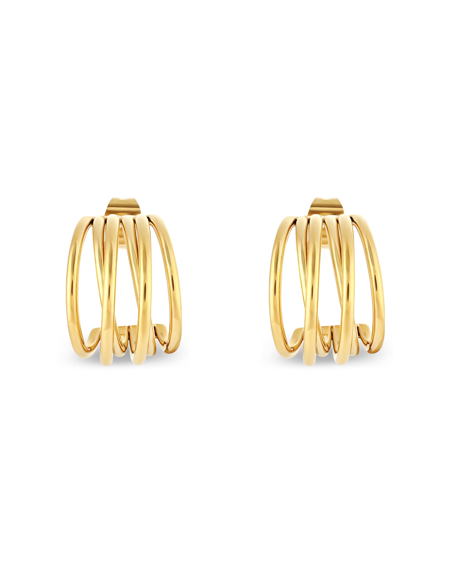 Muse Hoop (S) Earrings - Gold