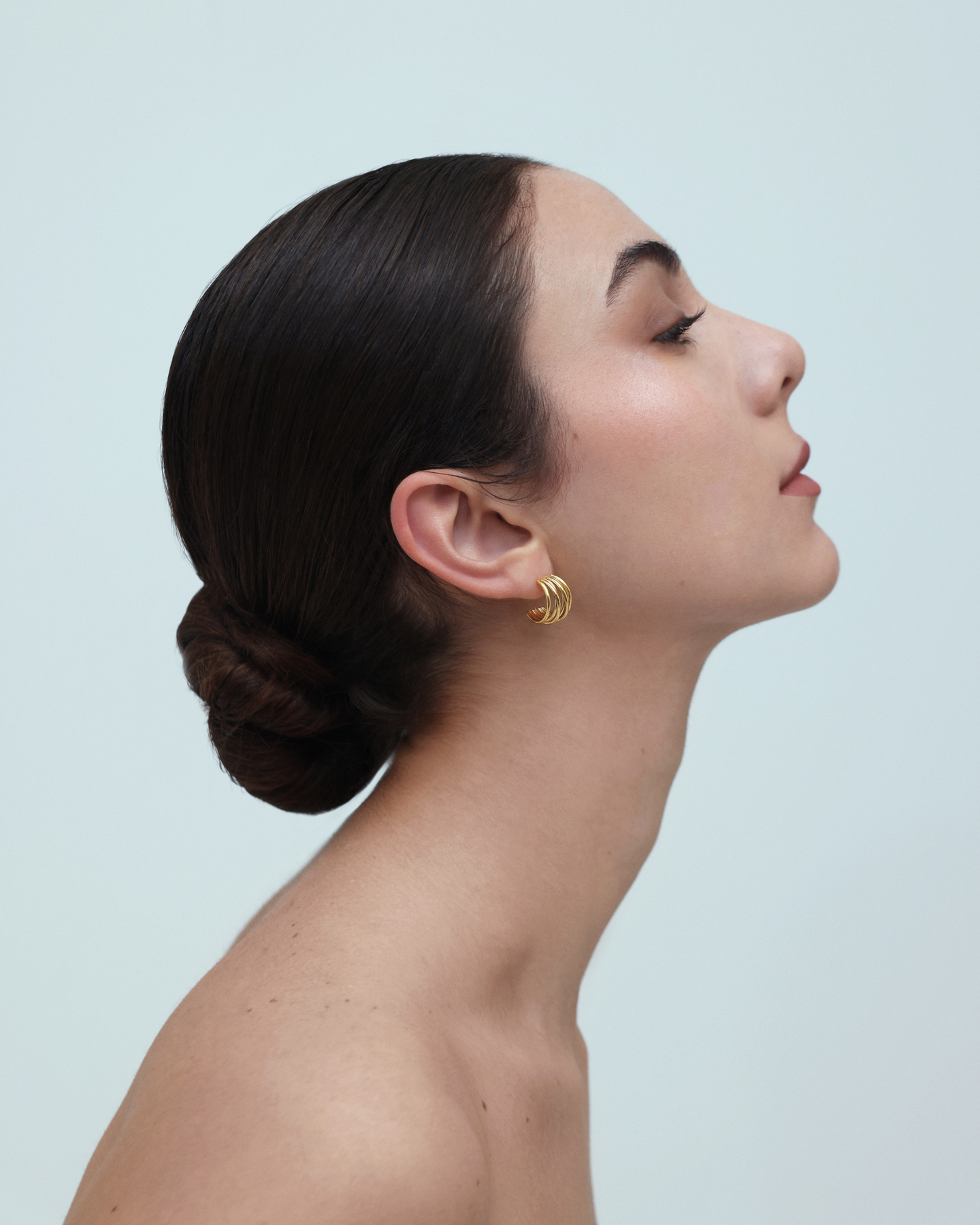 Muse Hoop (S) Earrings - Gold