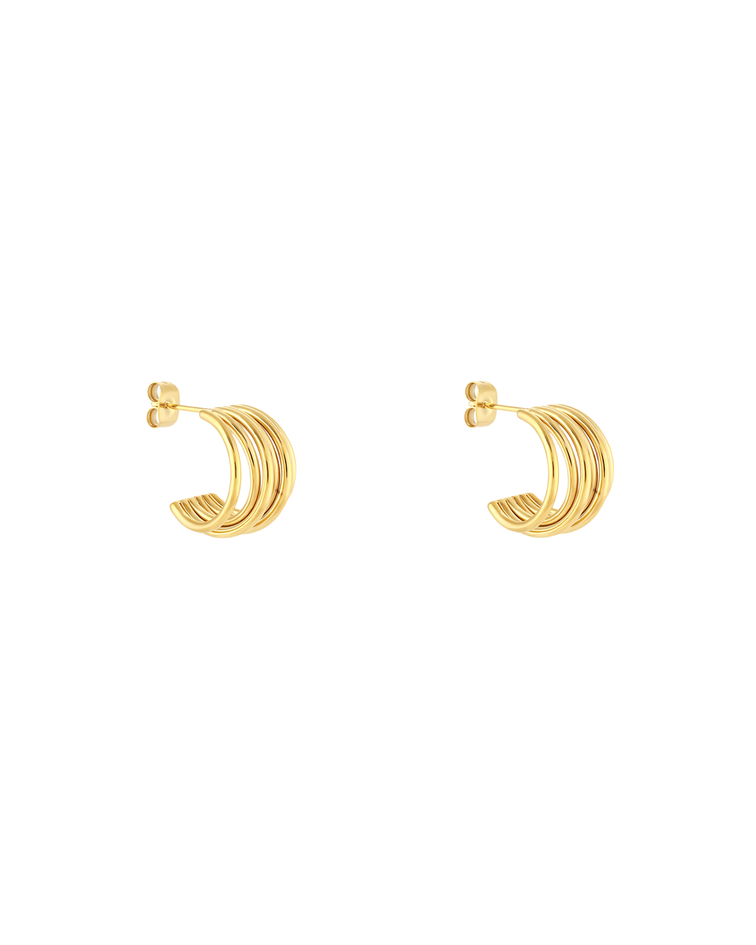Muse Hoop (S) Earrings - Gold