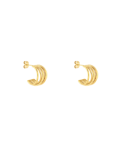 Muse Hoop (S) Earrings - Gold