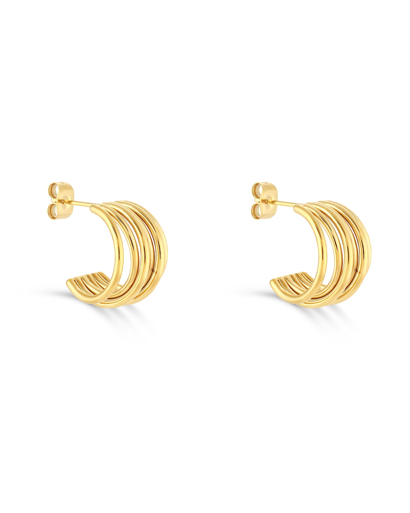 Muse Hoop (S) Earrings - Gold