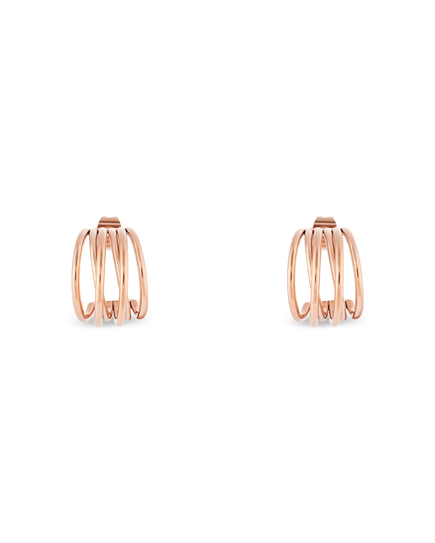 Muse Hoop (S) Earrings - Rose Gold