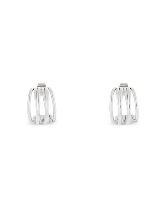 Muse Hoop (S) Earrings - Silver