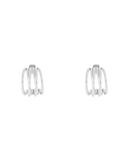 Muse Hoop (S) Earrings - Silver