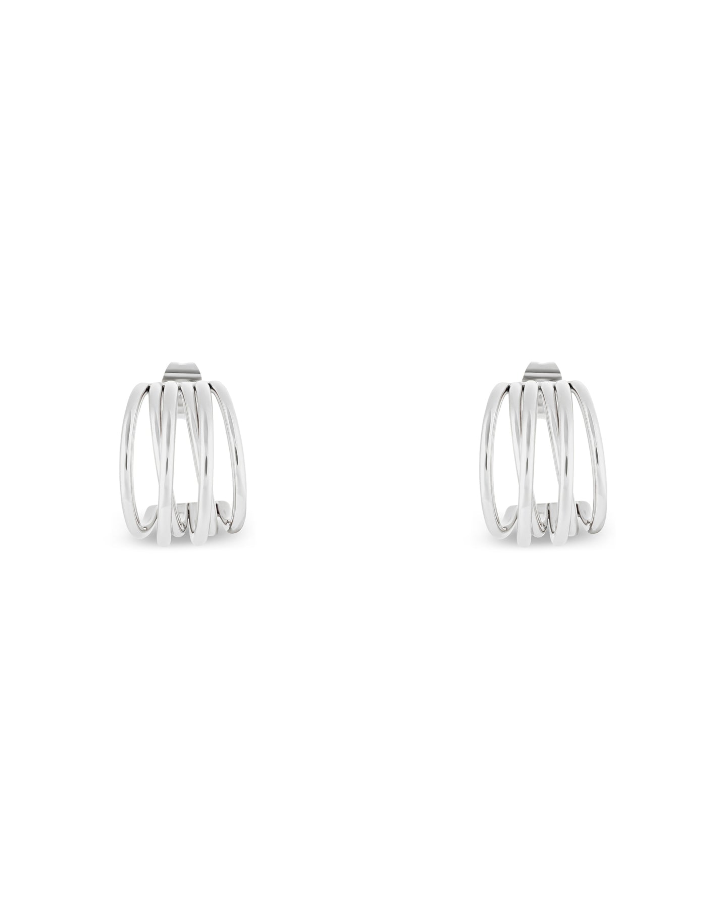 Muse Hoop (S) Earrings - Silver