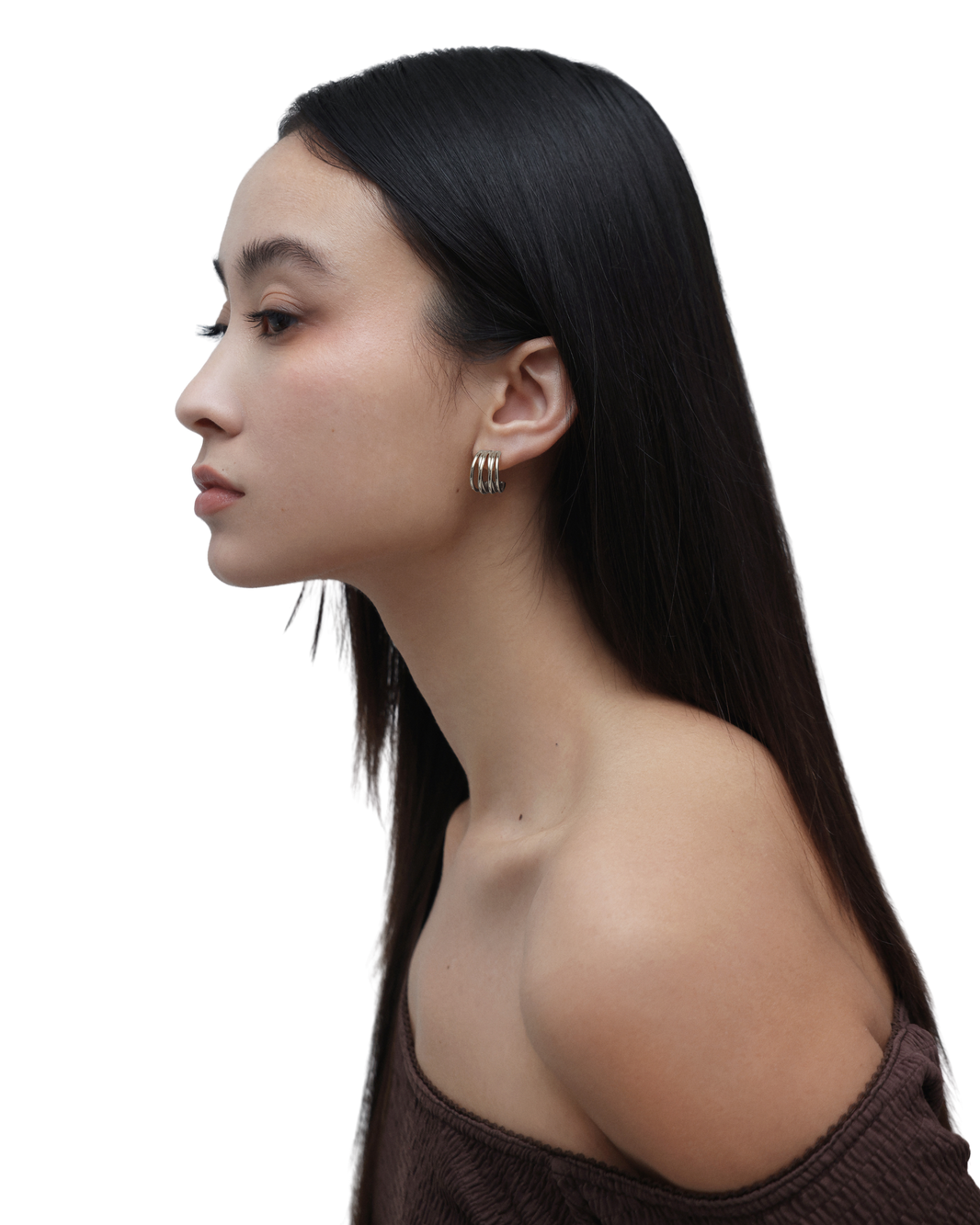 Muse Hoop (S) Earrings - Silver