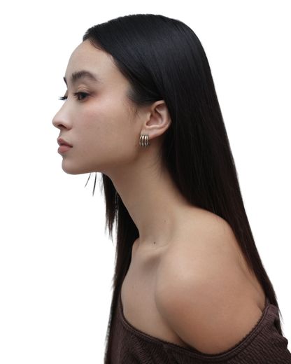 Muse Hoop (S) Earrings - Silver
