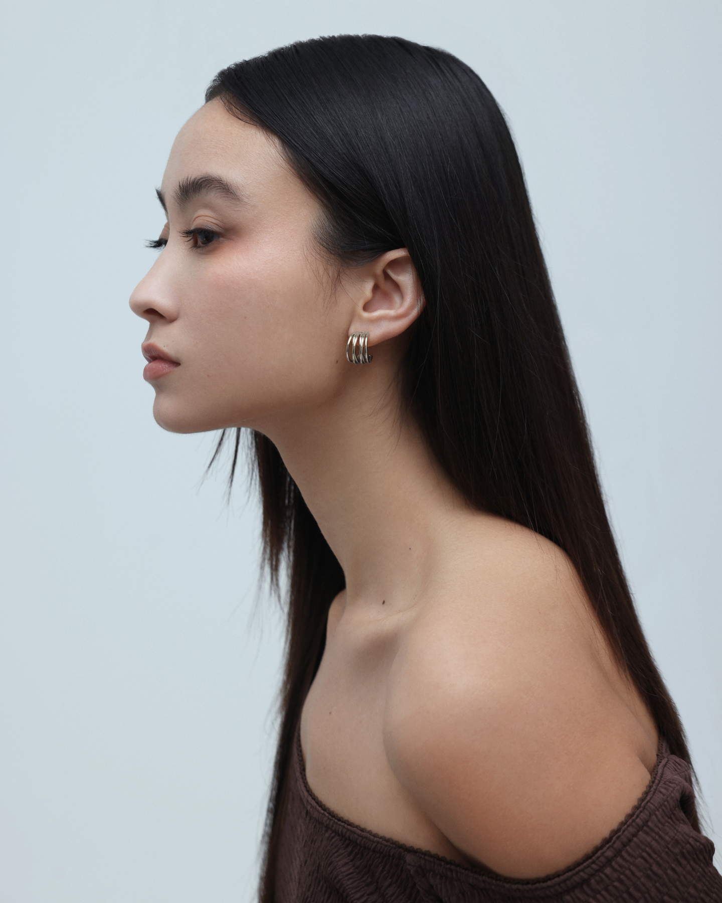 Muse Hoop (S) Earrings - Silver
