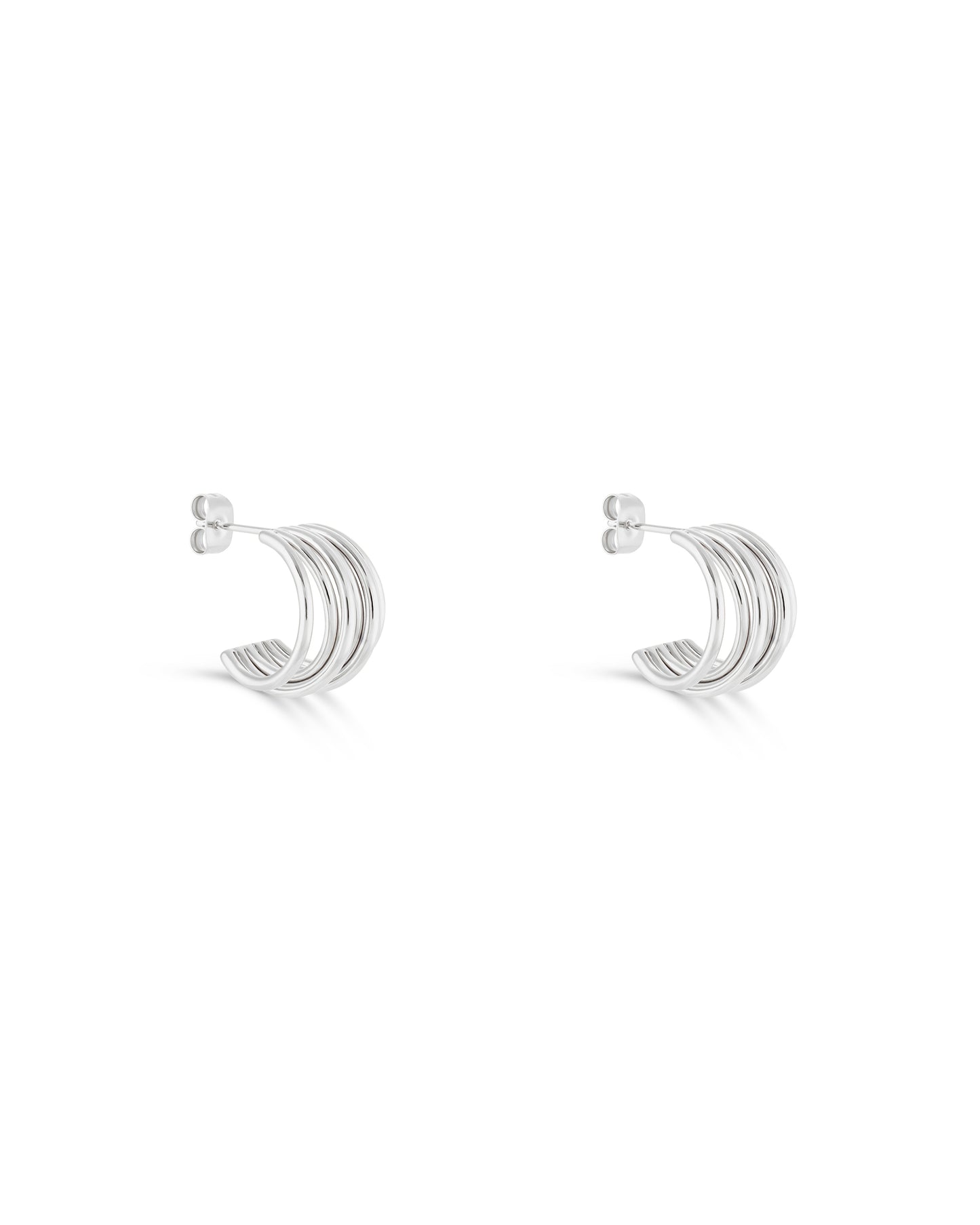 Muse Hoop (S) Earrings - Silver