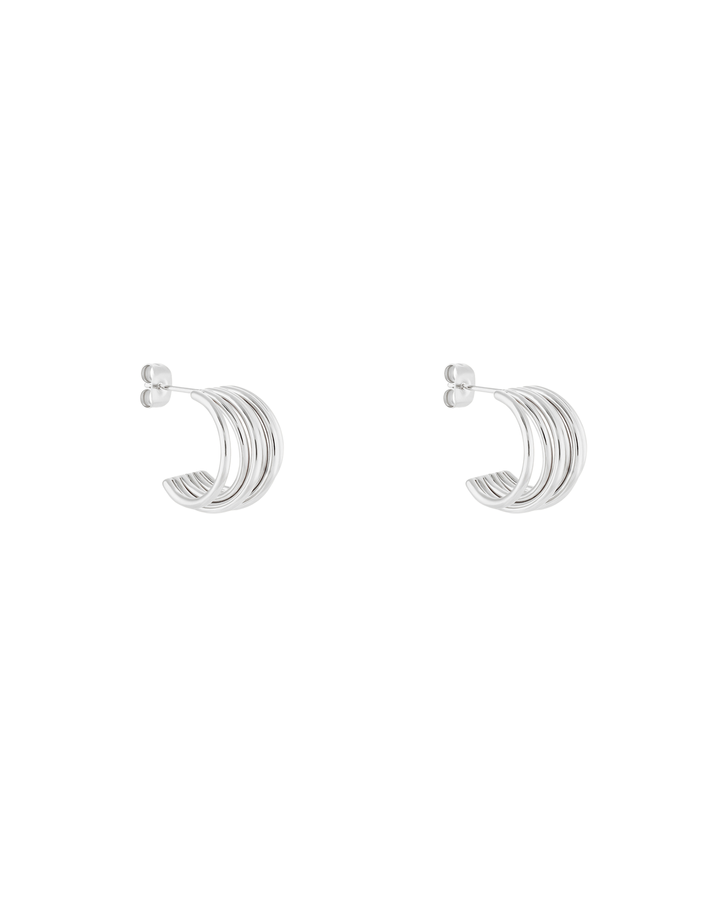 Muse Hoop (S) Earrings - Silver