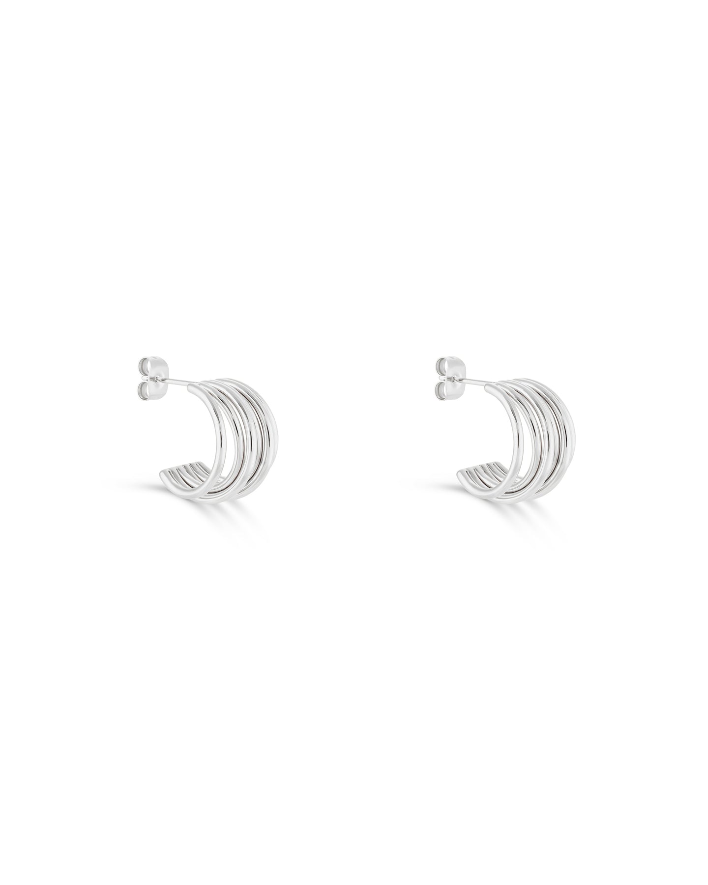 Muse Hoop (S) Earrings - Silver