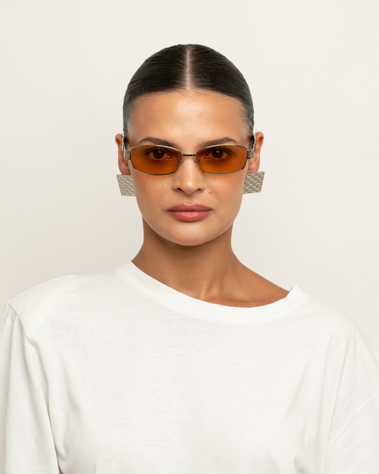 Nat - Orange Sunglasses