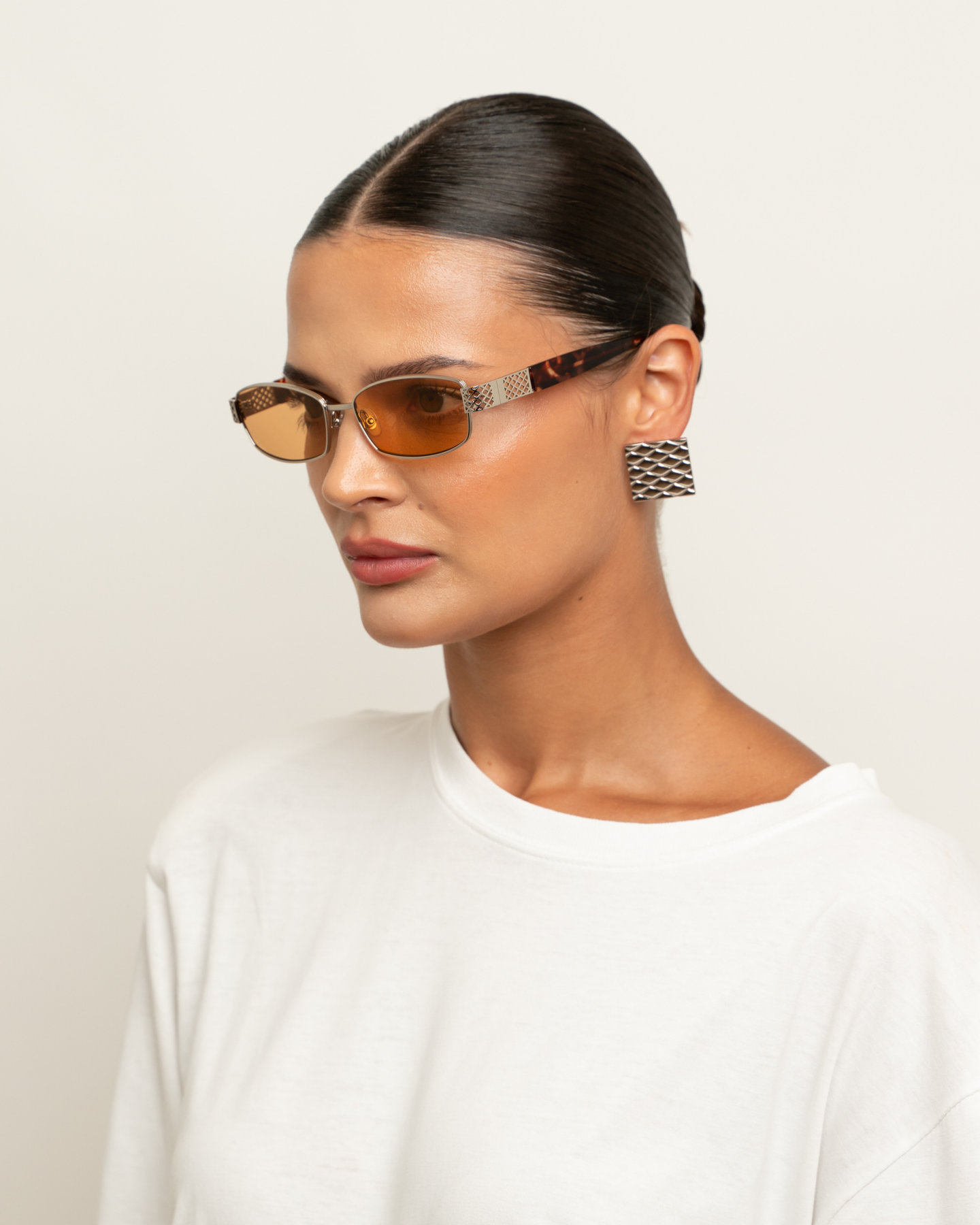 Nat - Orange Sunglasses