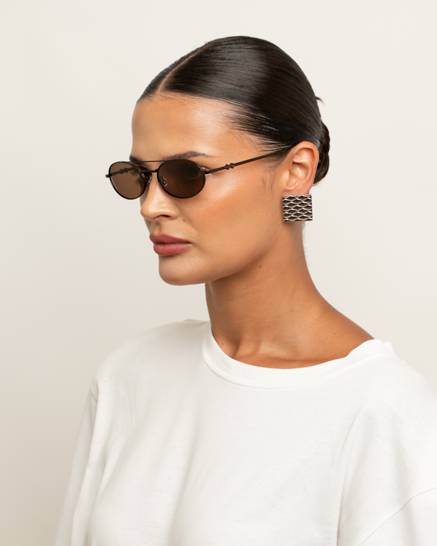 Noa - Amber Brown Sunglasses