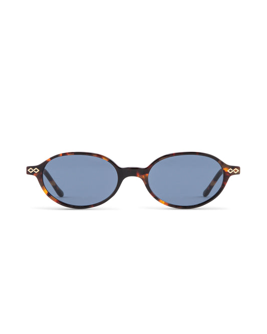 Noor - Blue on Tortoise Sunglasses