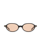 Noor - Orange on Black Sunglasses