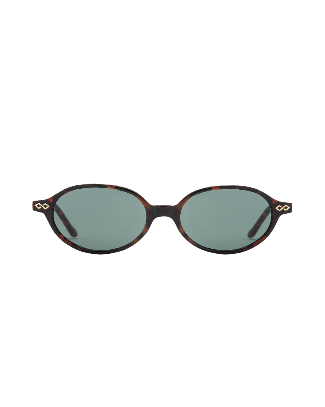 Noor - Green on Tortoise Sunglasses