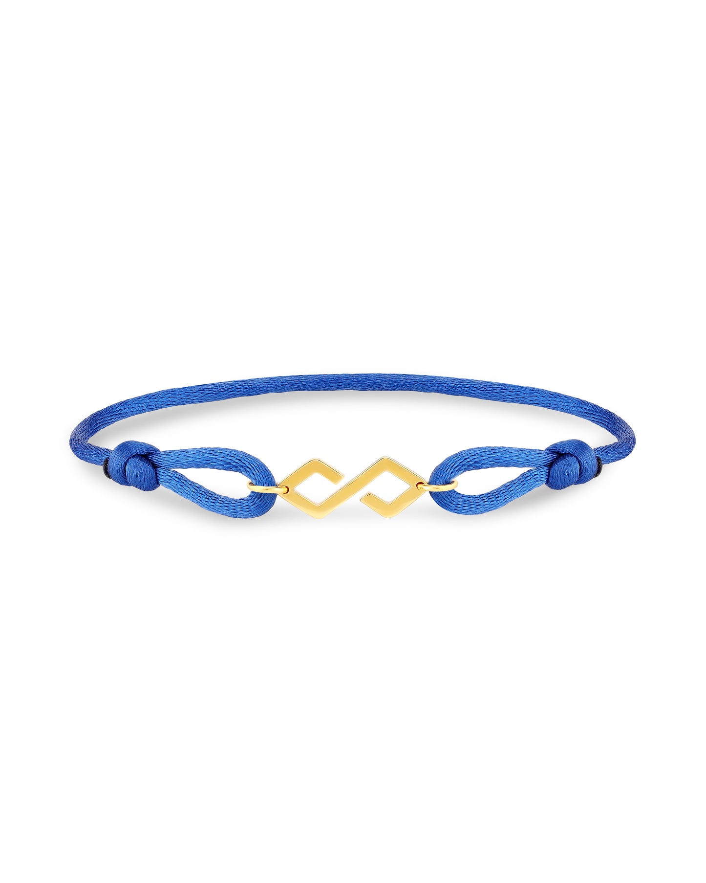 Bond Bracelet Gold -Blue - KAREN WAZEN