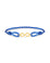 Bond Bracelet Gold -Blue - KAREN WAZEN