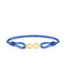 Bond Bracelet Gold -Blue - KAREN WAZEN