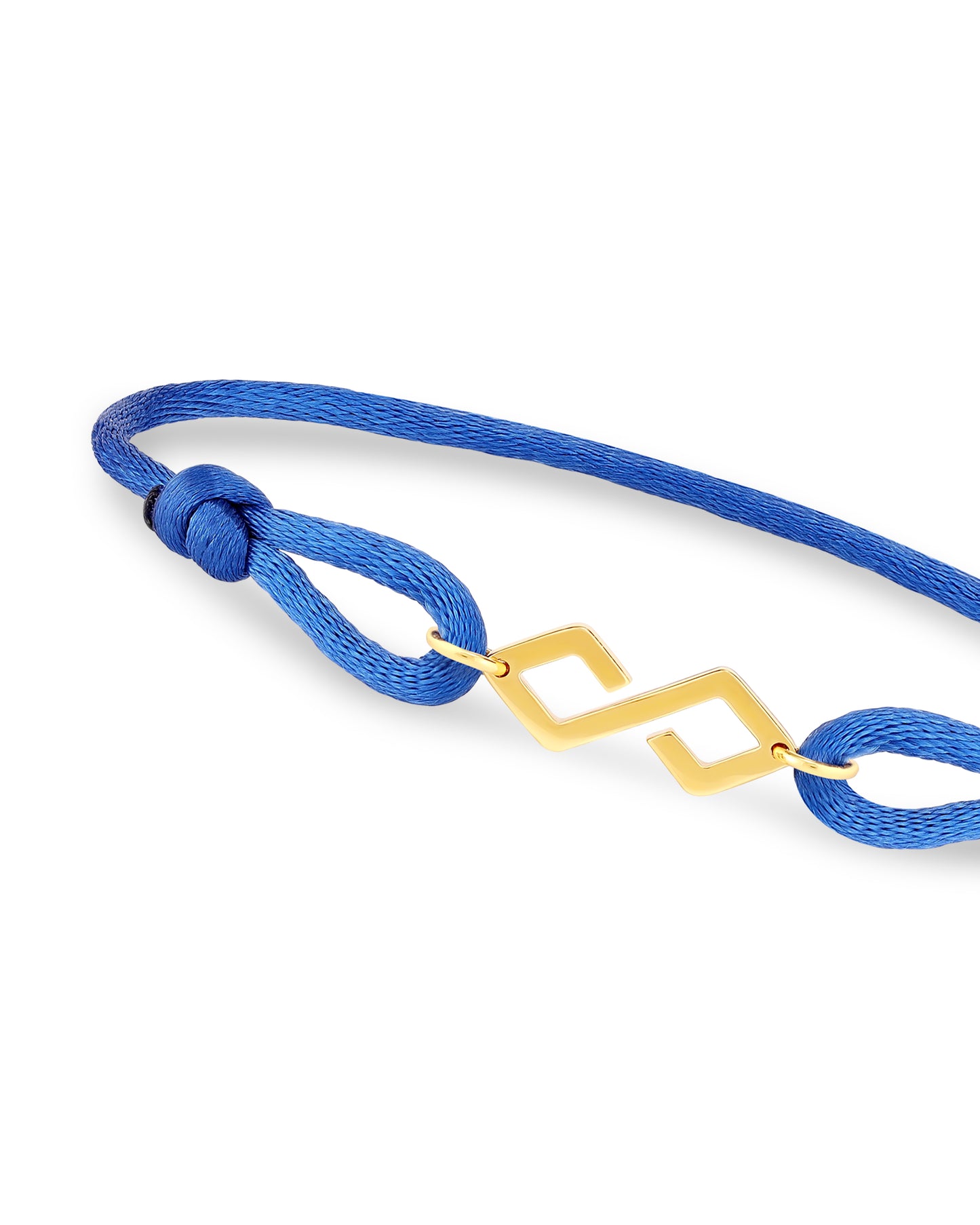 Bond Bracelet Gold -Blue - KAREN WAZEN