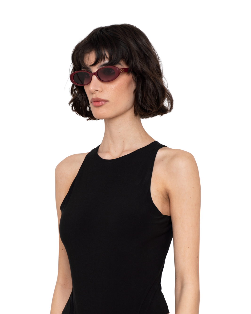 Olivia - Burgundy Sunglasses