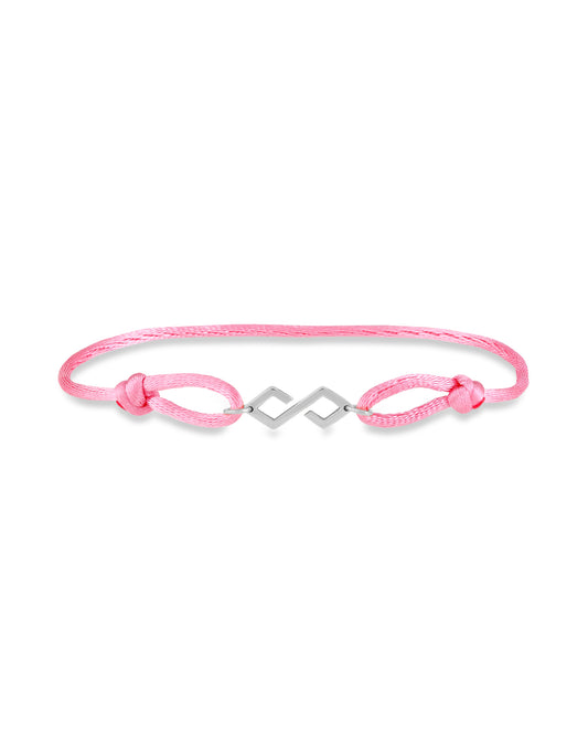 Bond Bracelet Silver - Pink
