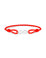 Bond Bracelet Silver - Red - KAREN WAZEN