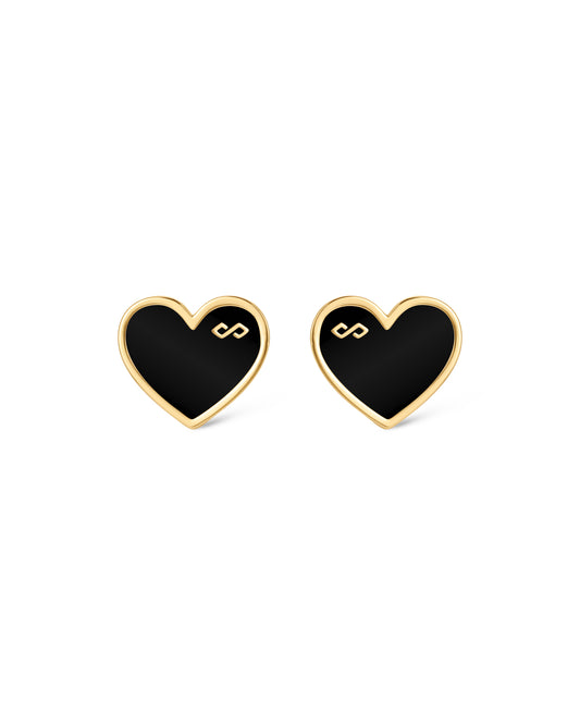 Love Me Earrings - Black