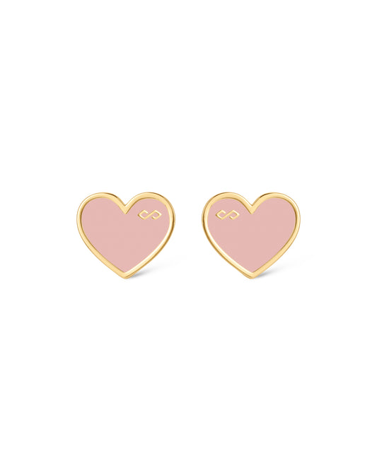 Love Me Earrings - Pink