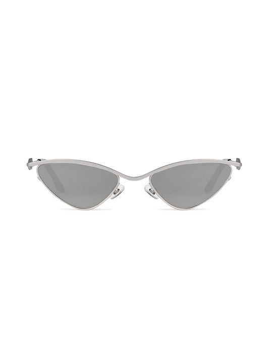Buy Zoe Matte Silver Sunglasses for Women – Available Online in USA, UK, Canada & United Arab Emirates