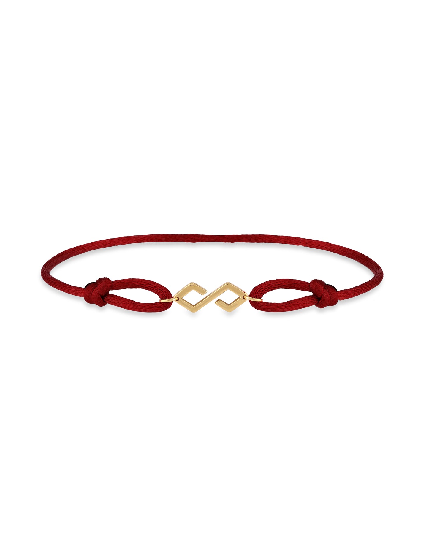 Bond Bracelet Gold - Burgundy