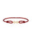 Bond Bracelet Gold - Burgundy