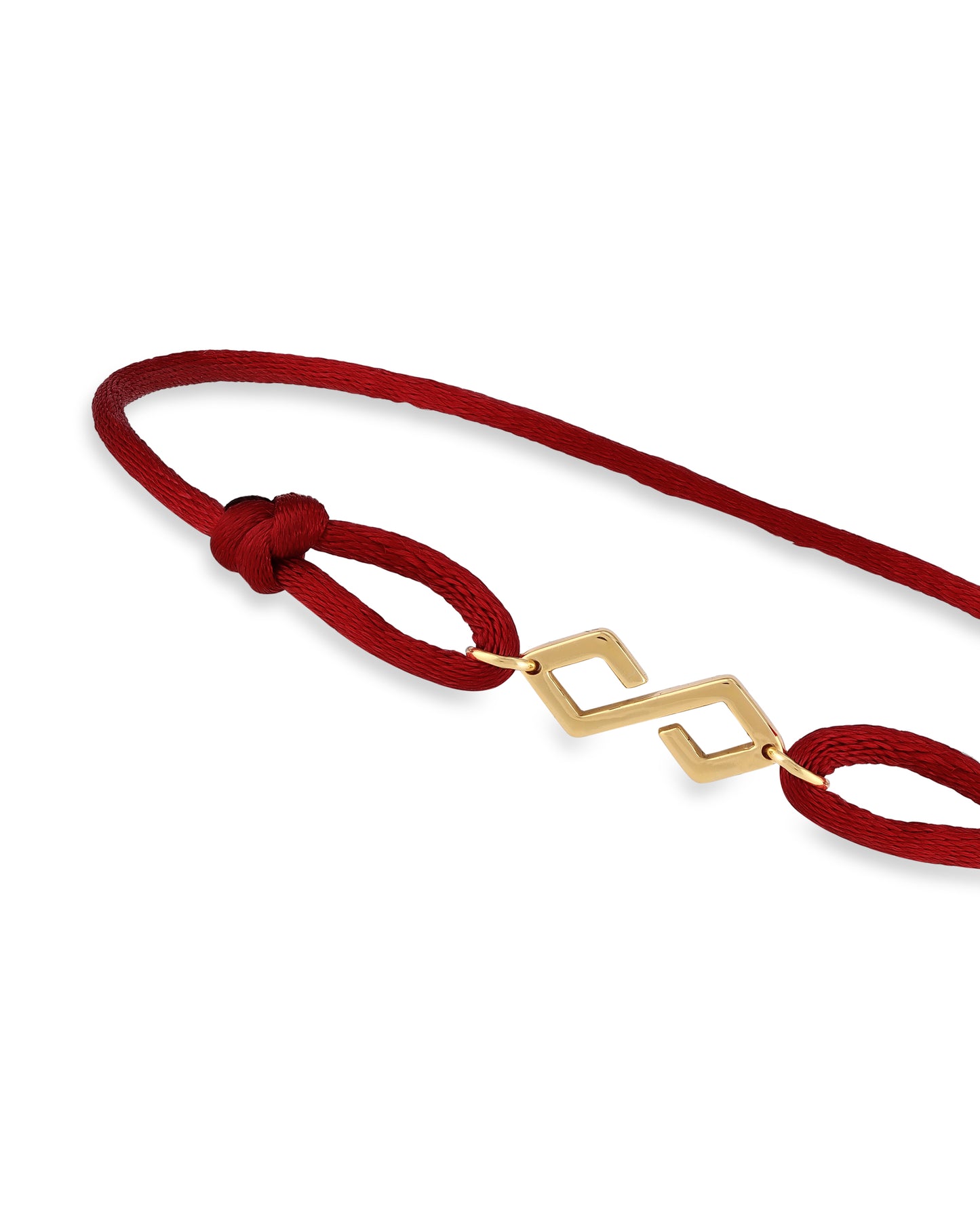 Bond Bracelet Gold - Burgundy