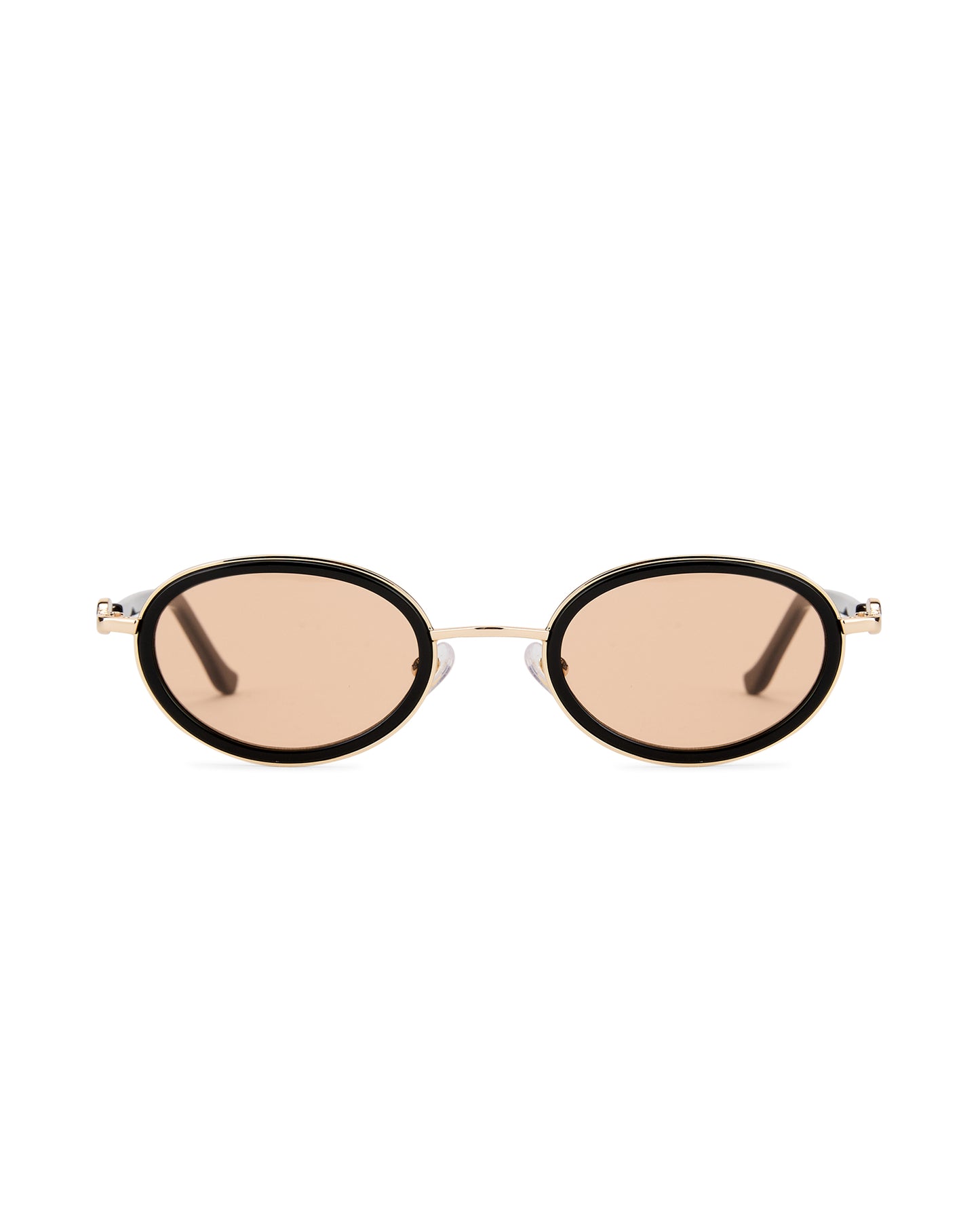 Rea - Orange on Black Sunglasses