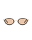Rea - Orange on Black Sunglasses