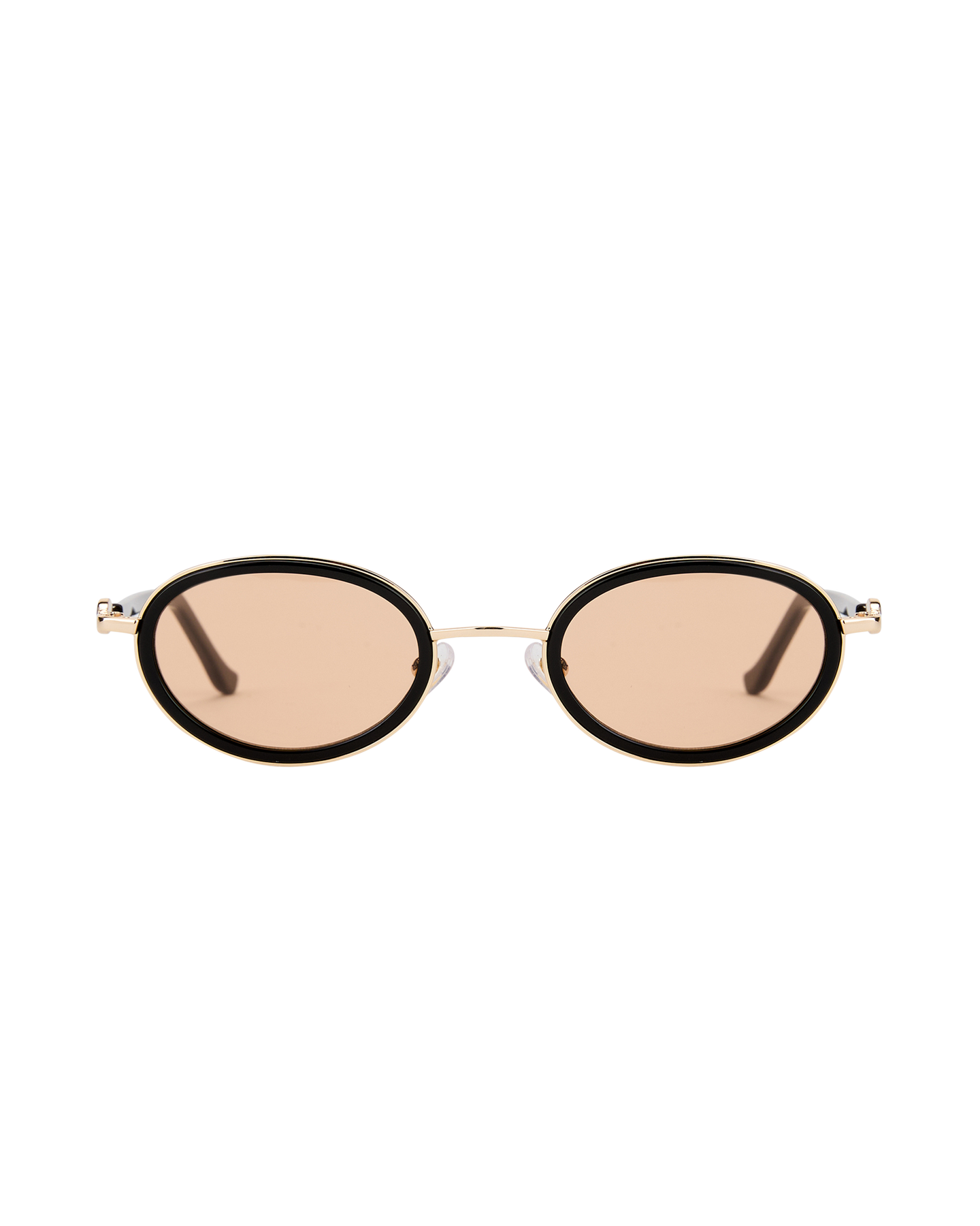 Rea - Orange on Black Sunglasses