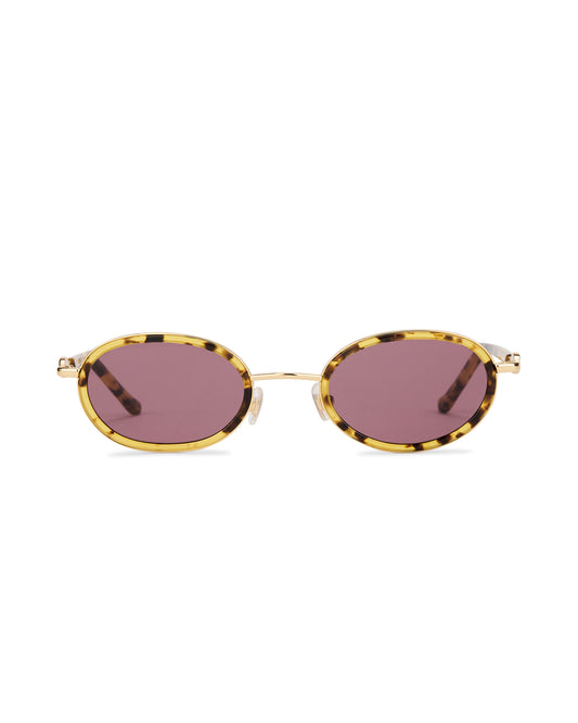 Rea - Yellow Tortoise Sunglasses