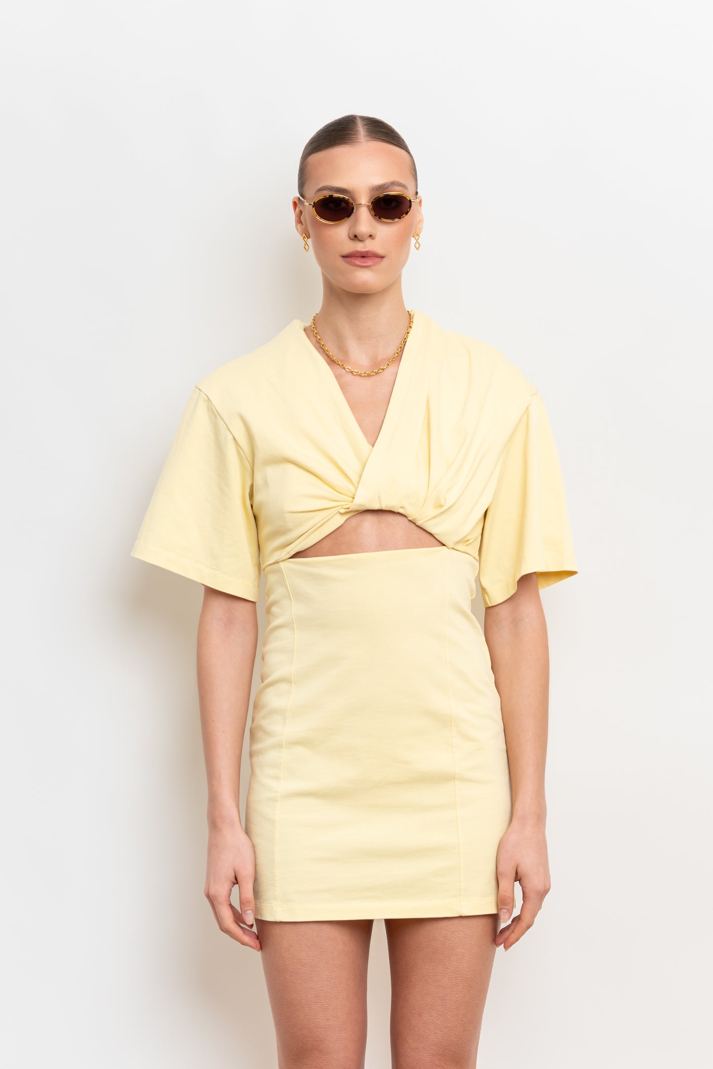 Rea - Yellow Tortoise Sunglasses
