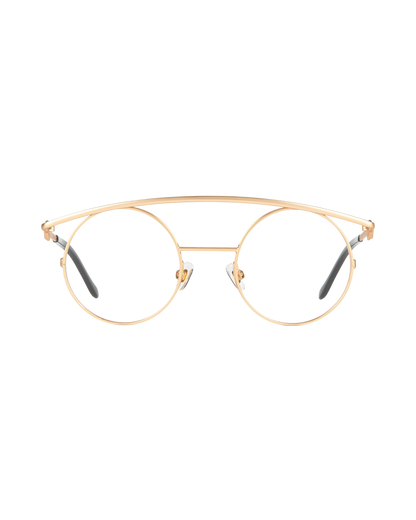 Retro XL - Gold Eyeglasses