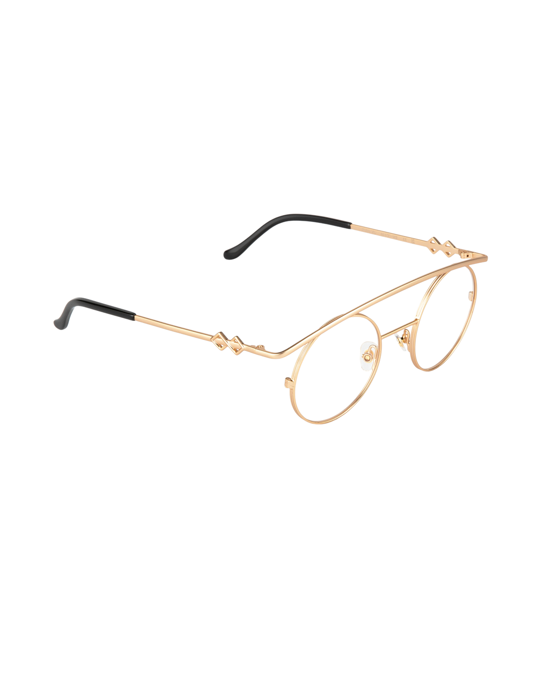 Retro XL - Gold Eyeglasses