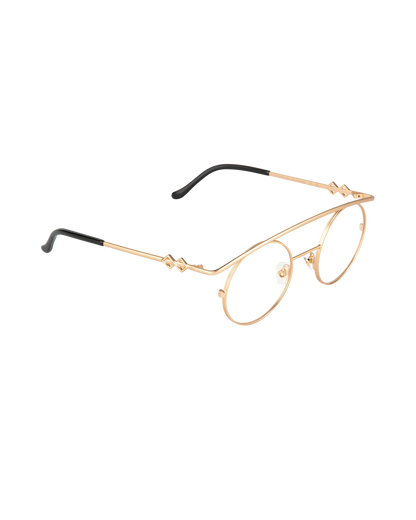 Retro XL - Gold Eyeglasses