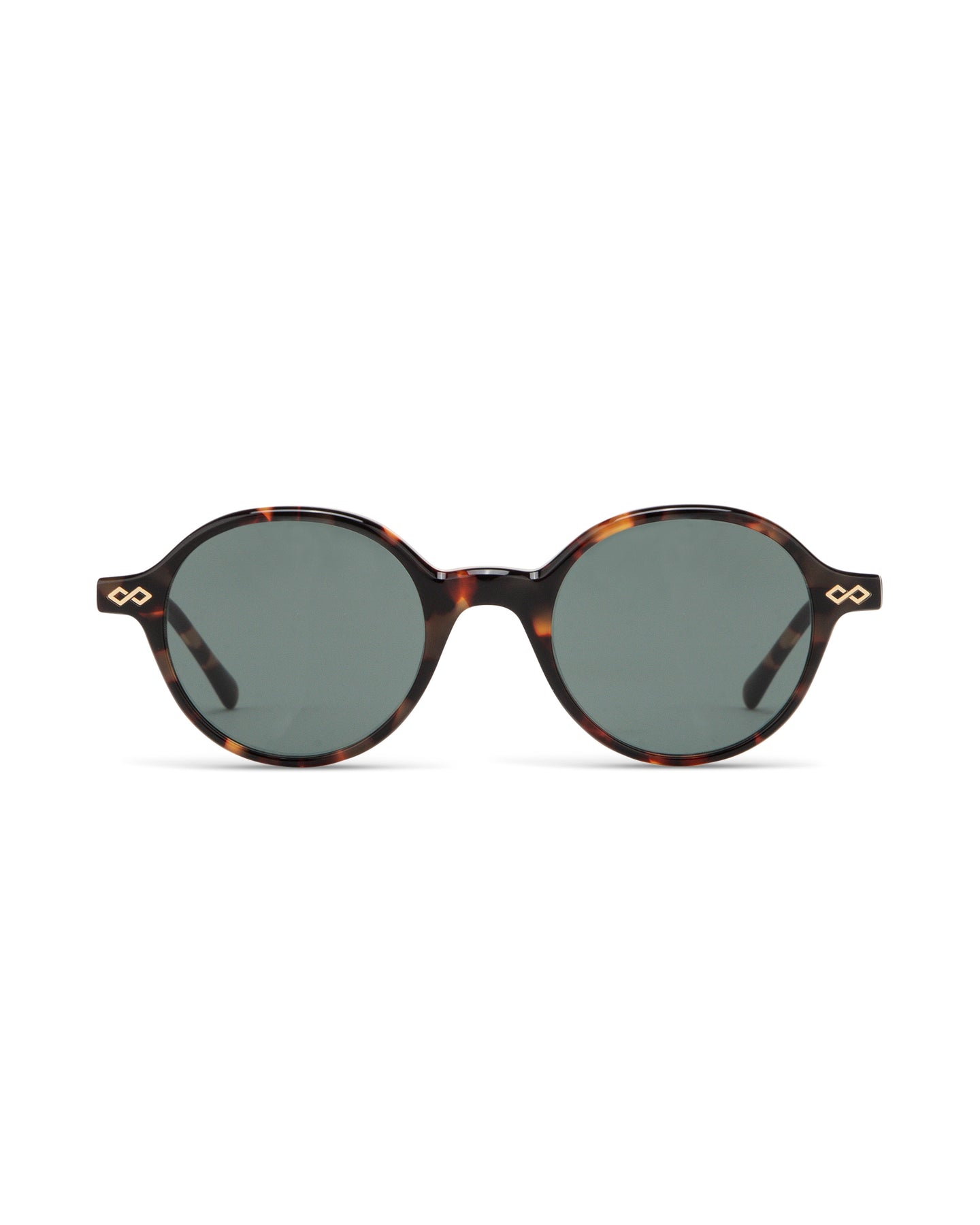 Rey - Green on Tortoise Sunglasses
