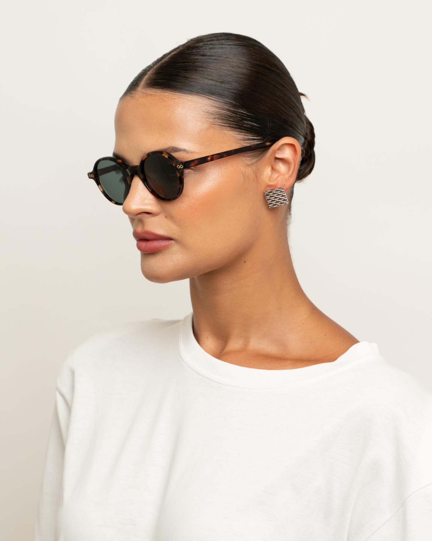 Rey - Green on Tortoise Sunglasses