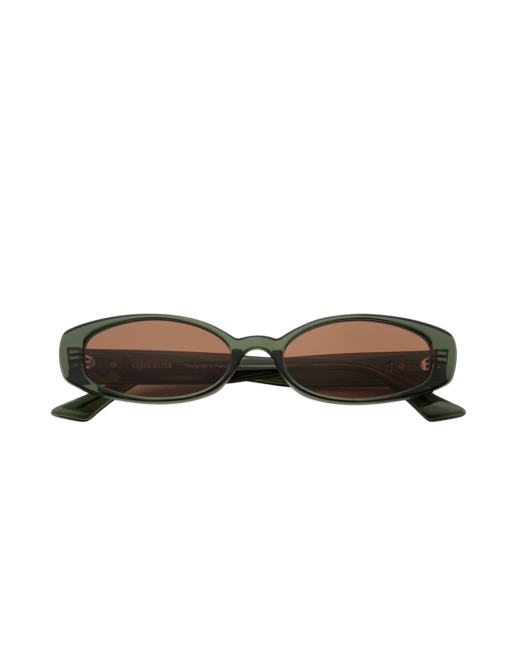 Rio - Brown on Olive Sunglasses