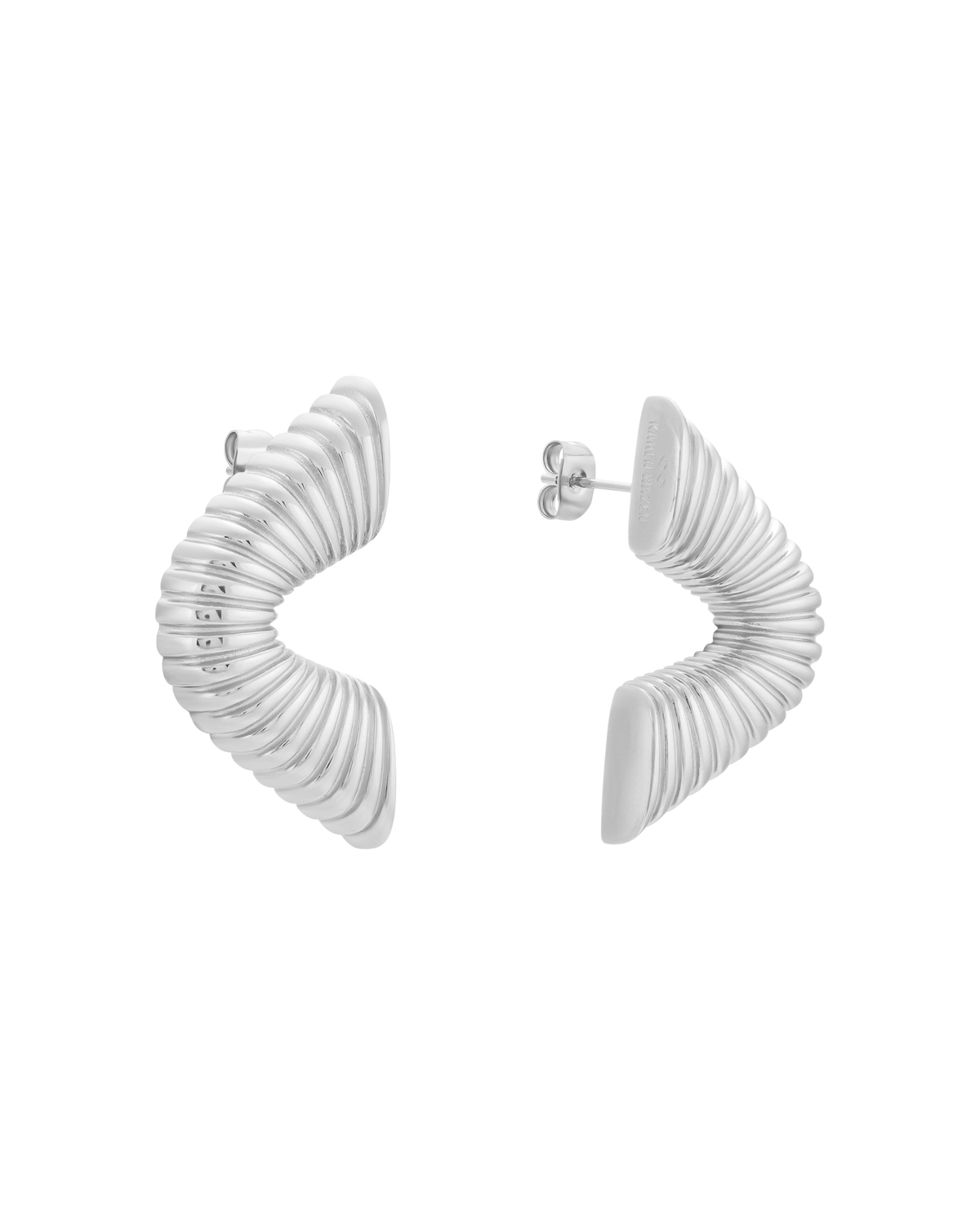 Ripple - Silver Earrings - Image 1
