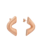 Ripple Earrings - Rose Gold